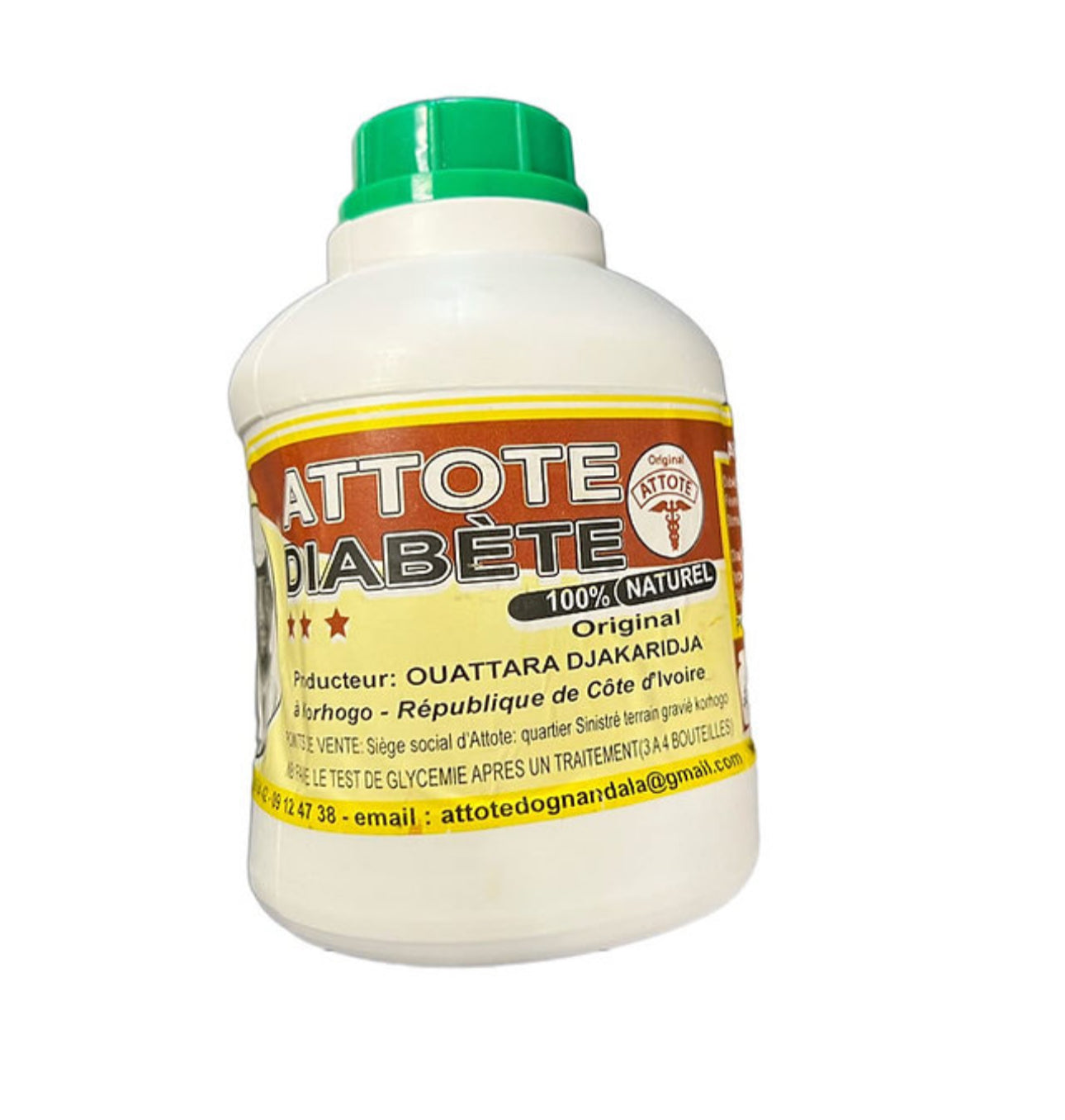 Attote Herbal Drink From Africa | Diabete Attote | 16oz