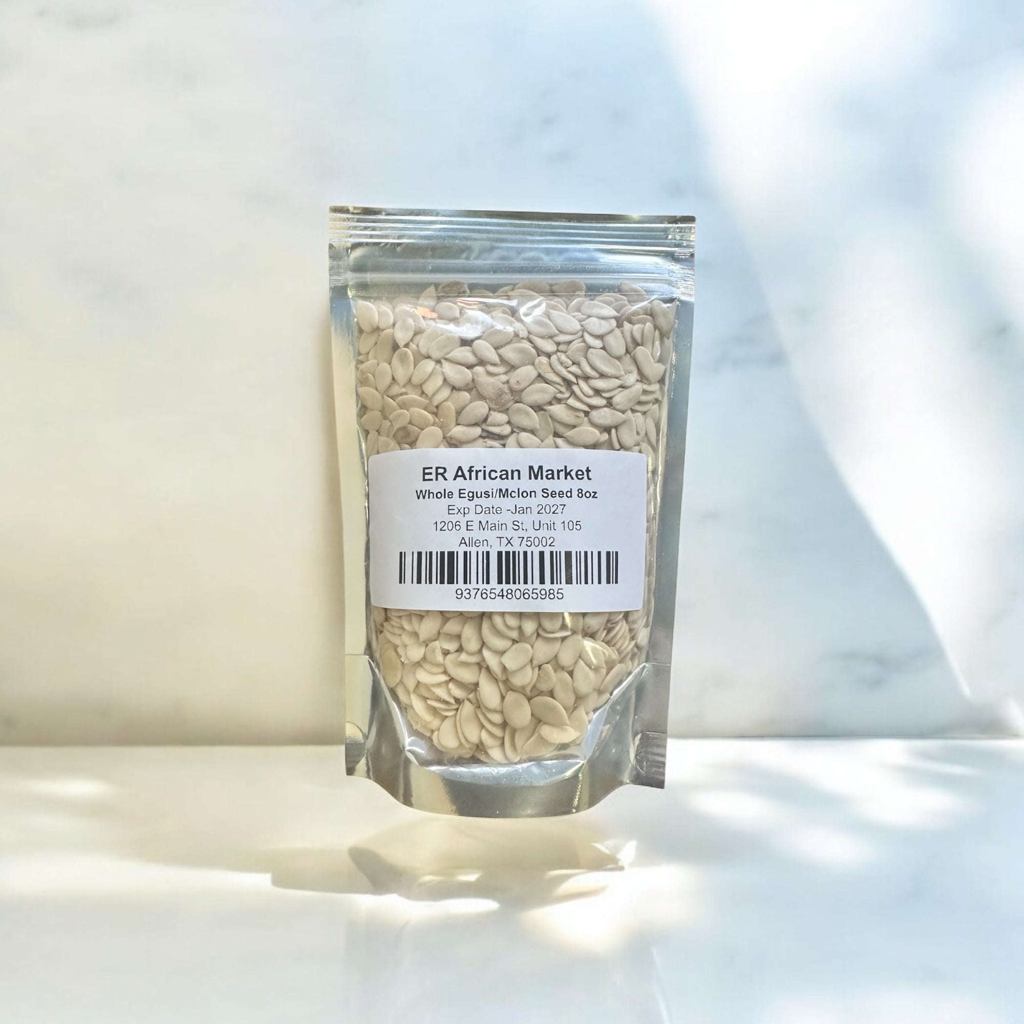 Egusi (Whole Melon Seeds) - 8oz, Premium Quality for Soups & Stews