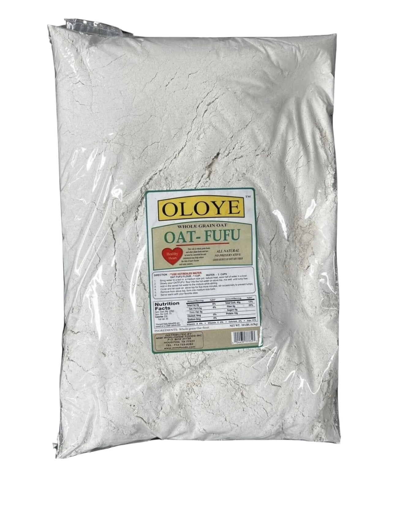 OLOYE Oat Fufu | Healthy, Convenient, and Delicious Nigerian Fufu Alternative