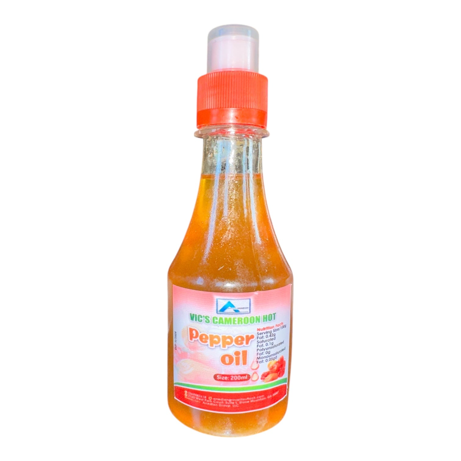 Pepper Oil – Authentic West African Chili Oil for Cooking, Seasoning & Marinades – 200ml Bottle