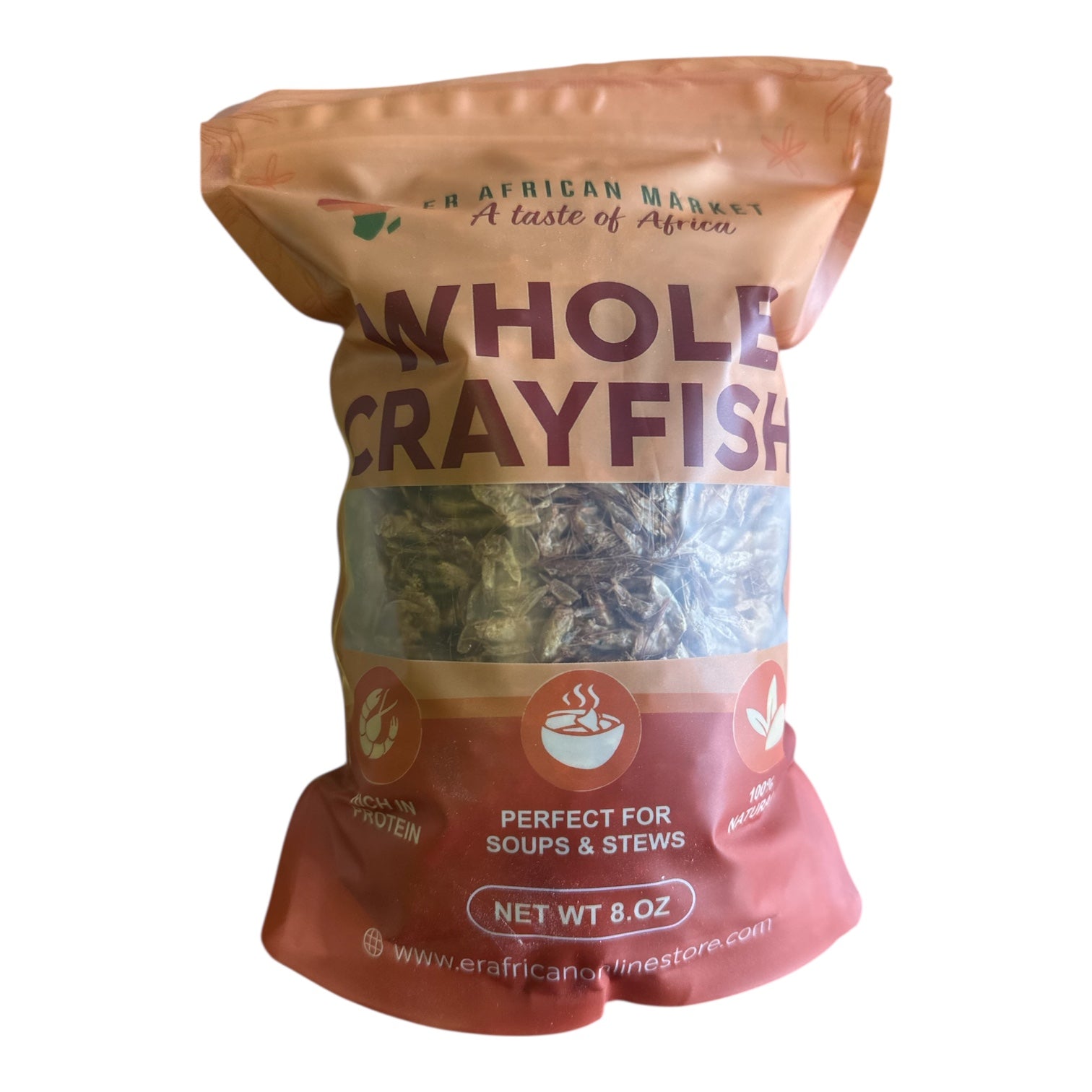 Crayfish 8oz | African Whole Crayfish for Authentic Flavorful Cooking