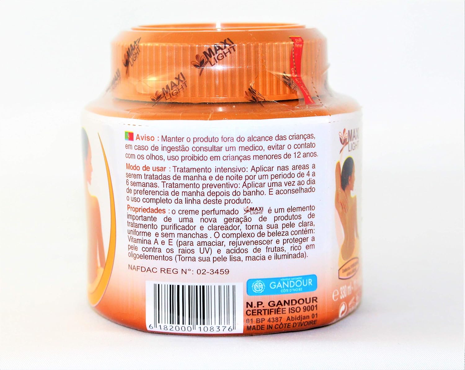 Maxi Light Beauty Cream - 300ml Jar, Radiant Skin Formula