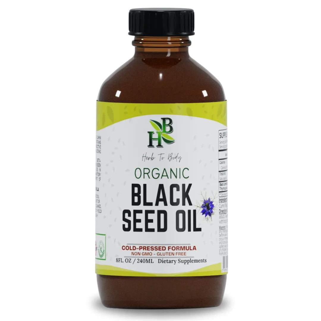 Oganic Black Seed Oil- 8oz | Detox, Digestive Health & Immunity Support
