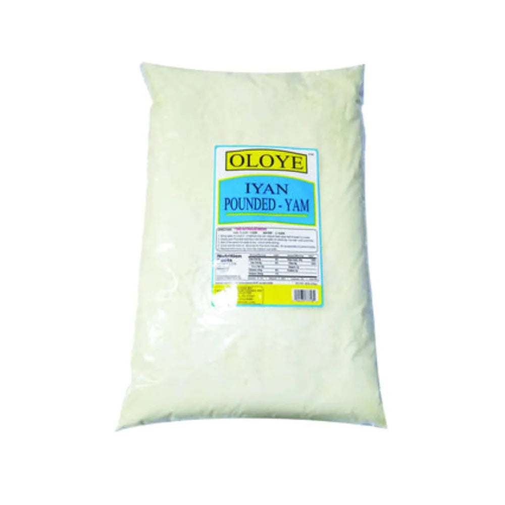 Oloye Pounded Yam Flour – 4LB | Authentic African Swallow for Smooth & Fluffy Pounded Yam