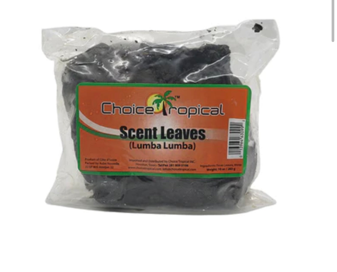 Frozen Scent Leaves – Fresh Nigerian Efirin | Aromatic African Basil for Soups & Stews – 10oz