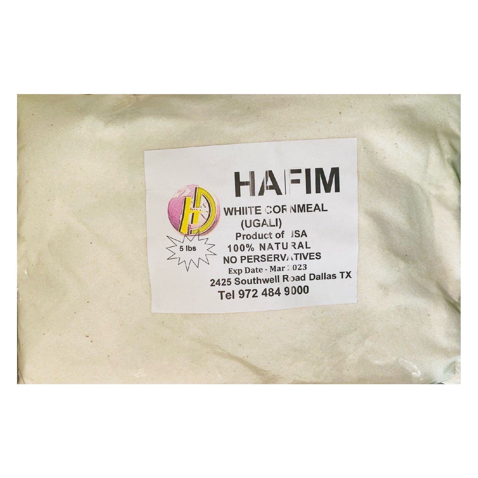 Ugali White Cornmeal - 5LB | Traditional African Cornmeal for Ugali | High Quality, Rich in Nutrients