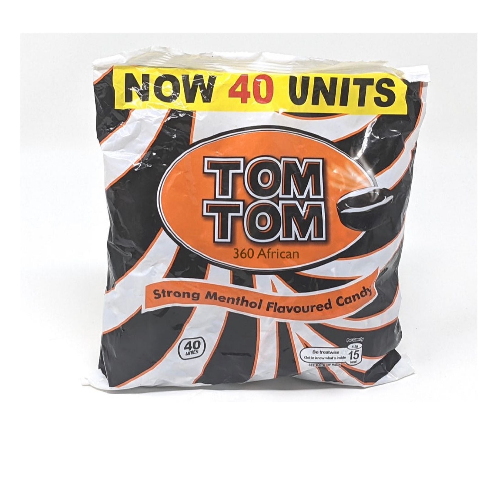 Tom Tom Candy - 1 Pack, 40 Units, Menthol & Lemon Flavor