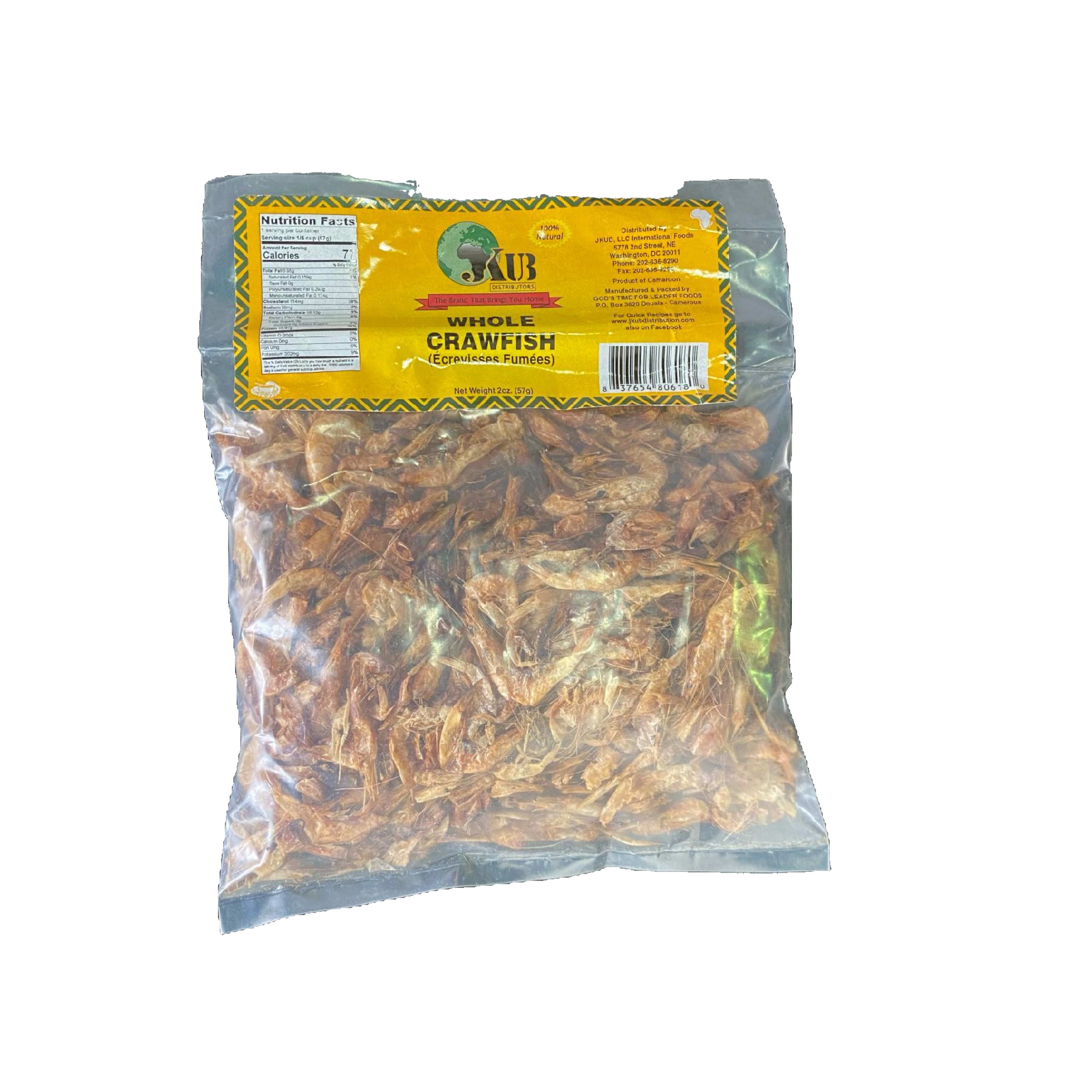 Crayfish 2oz - Authentic African Whole Crayfish for Flavorful Dishes