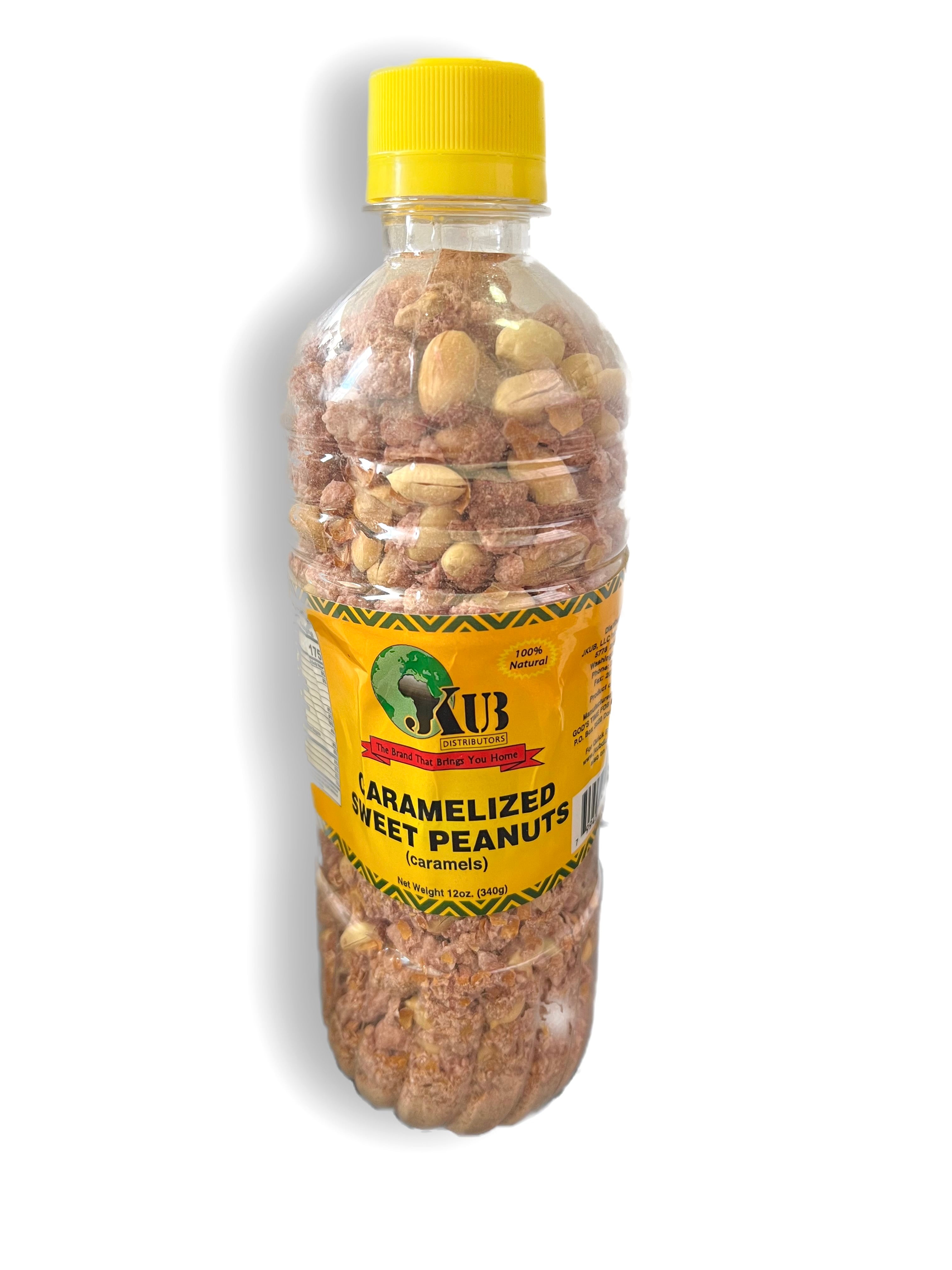 Caramelized Sweet Peanuts 12oz | Crunchy, Sweet & Nutritious Snack | Perfect for Parties, Desserts & Gift Giving