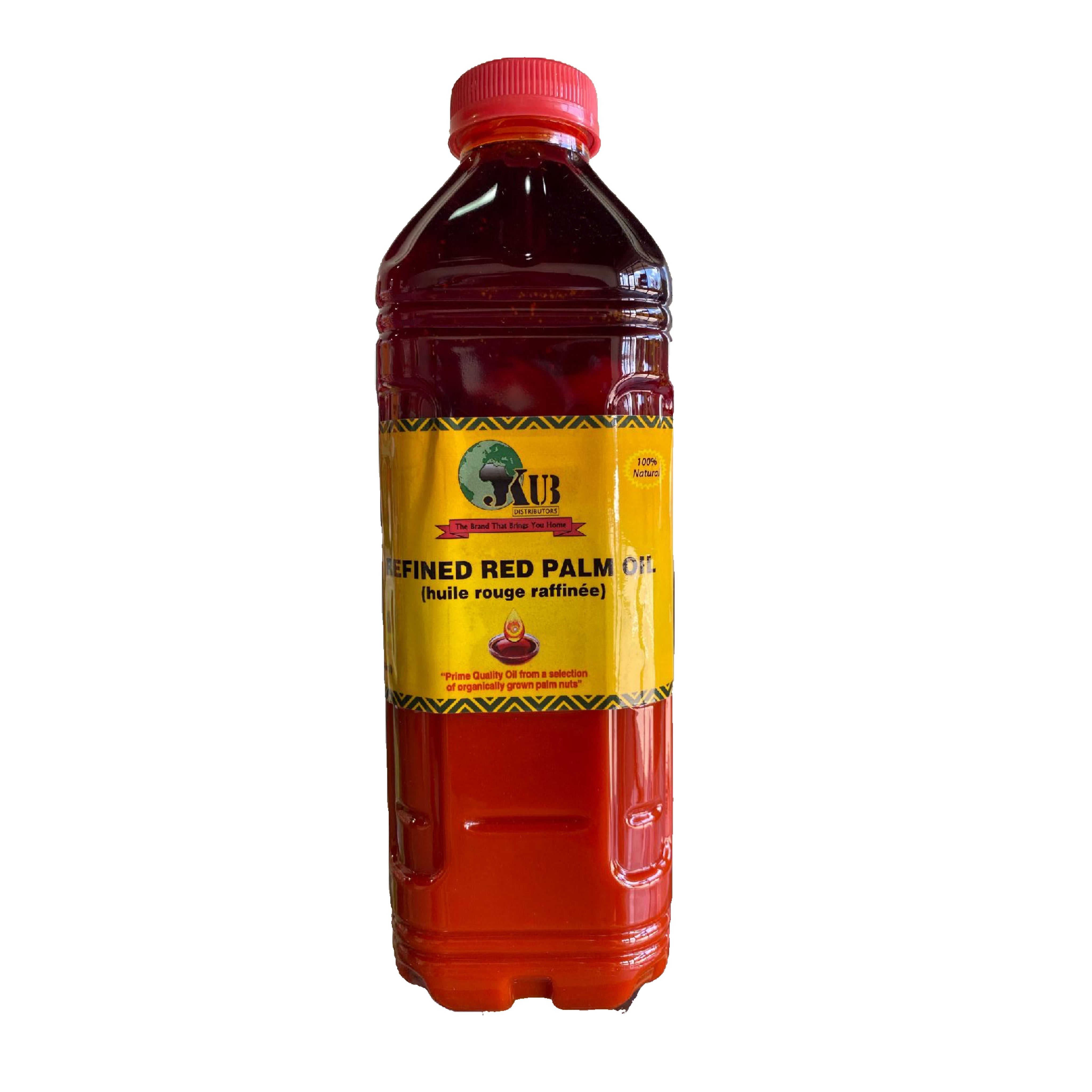 JKUB Refined Red Palm Oil 32oz - Healthy Cooking Oil Rich in Nutrients