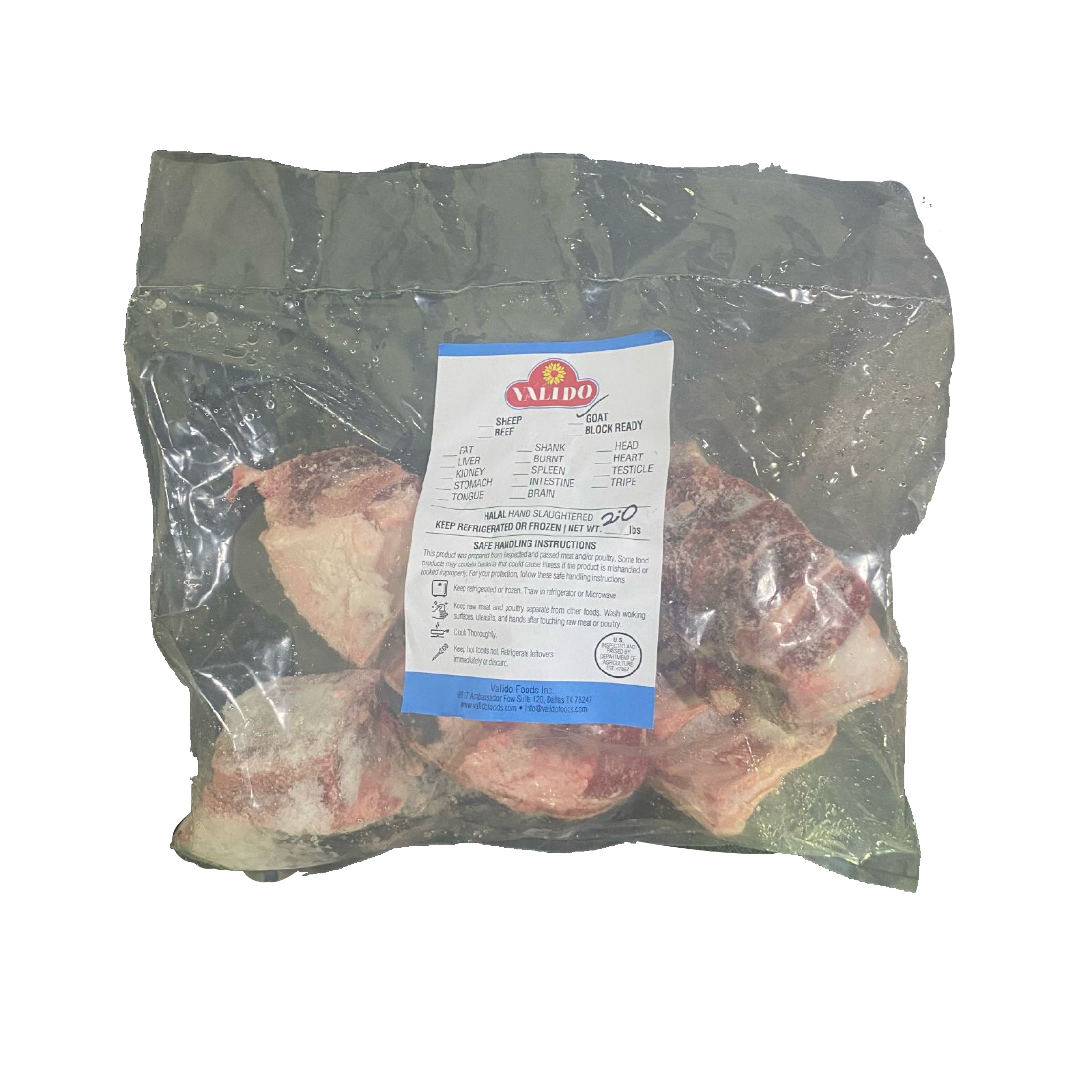 Fresh Goat Meat 4LB – Premium Quality, Tender & Flavorful Cuts for Authentic Dishes