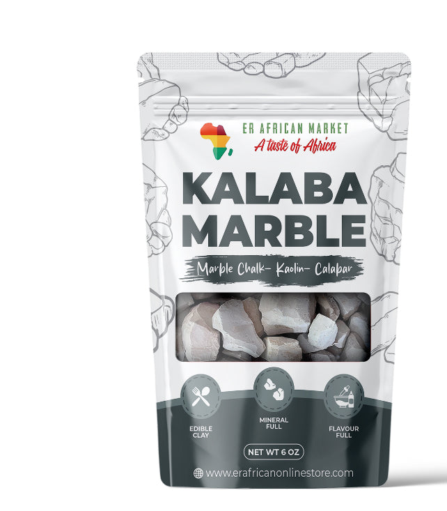 ER African Market: Calabaa Chalk - Edible, Natural, 6oz