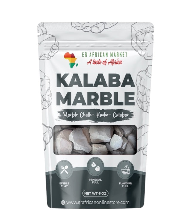 ER African Market: Calabaa Chalk - Edible, Natural, 6oz