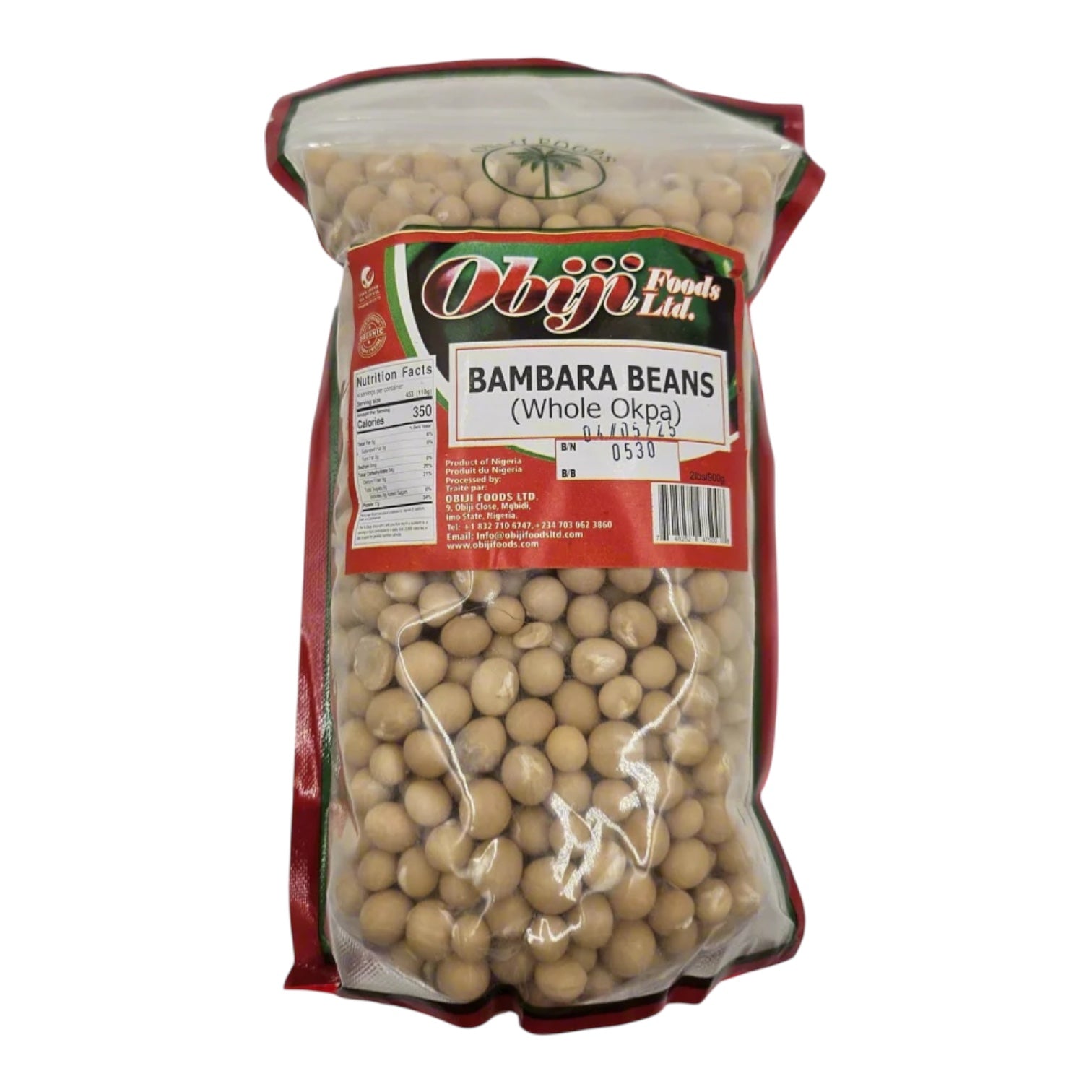 Bambara Beans - African Yellow Beans 32oz | Protein-Rich Superfood for Soups & Snacks