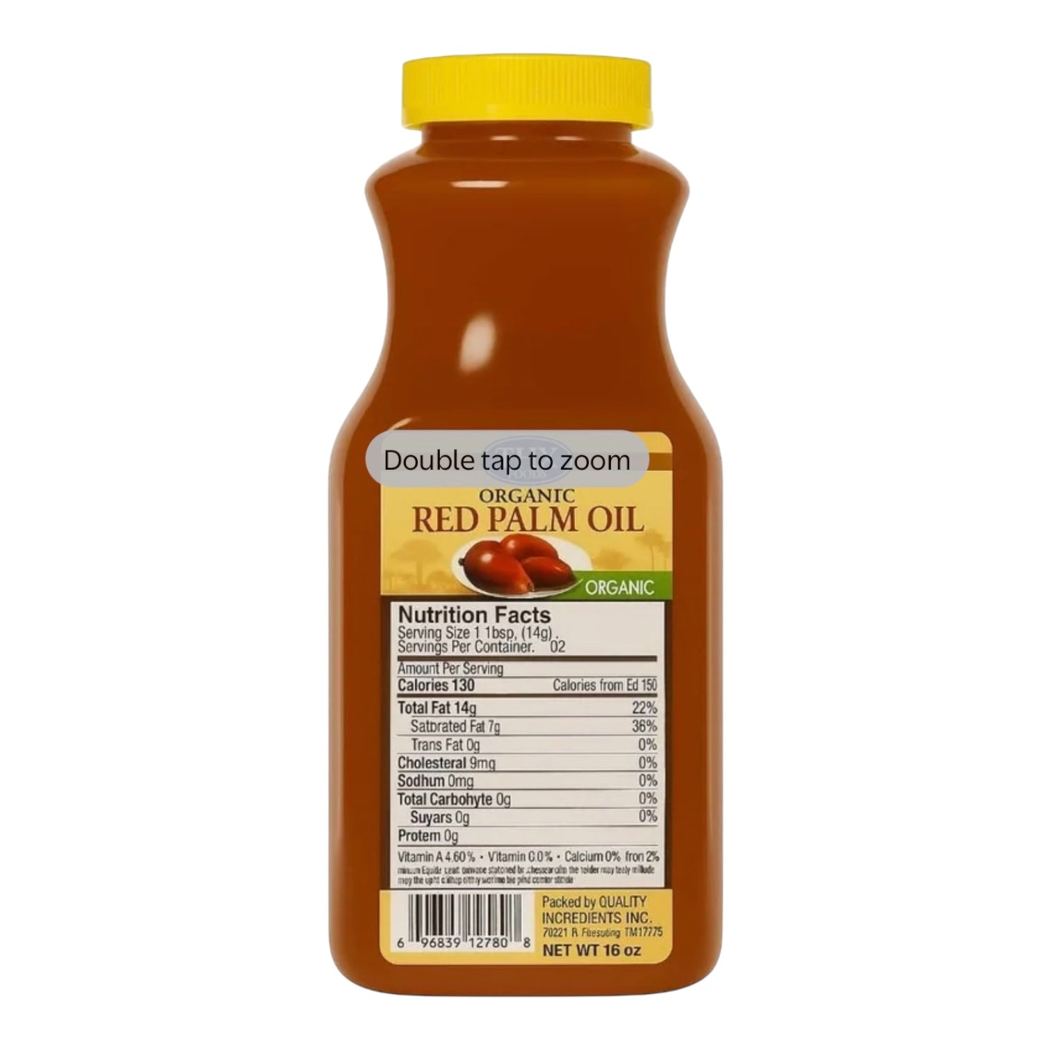 Red Organic Palm Oil 16 Oz Pure Red Palm Oil for Cooking – Natural African Palm Fruit Oil, Authentic Pure Red Oil for Stews, Soups and Sauces.