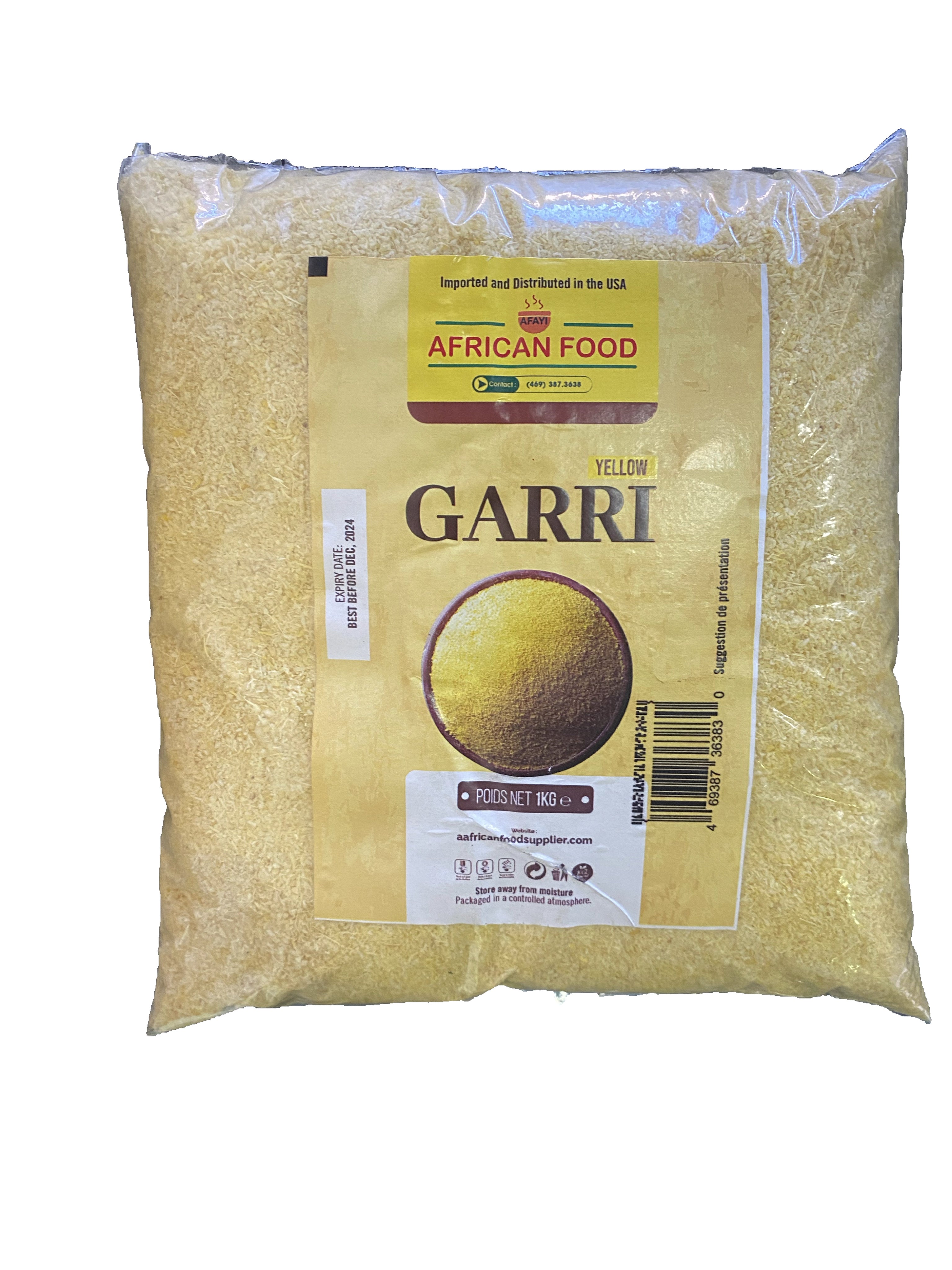 Cameroon Yellow Gari 4LB