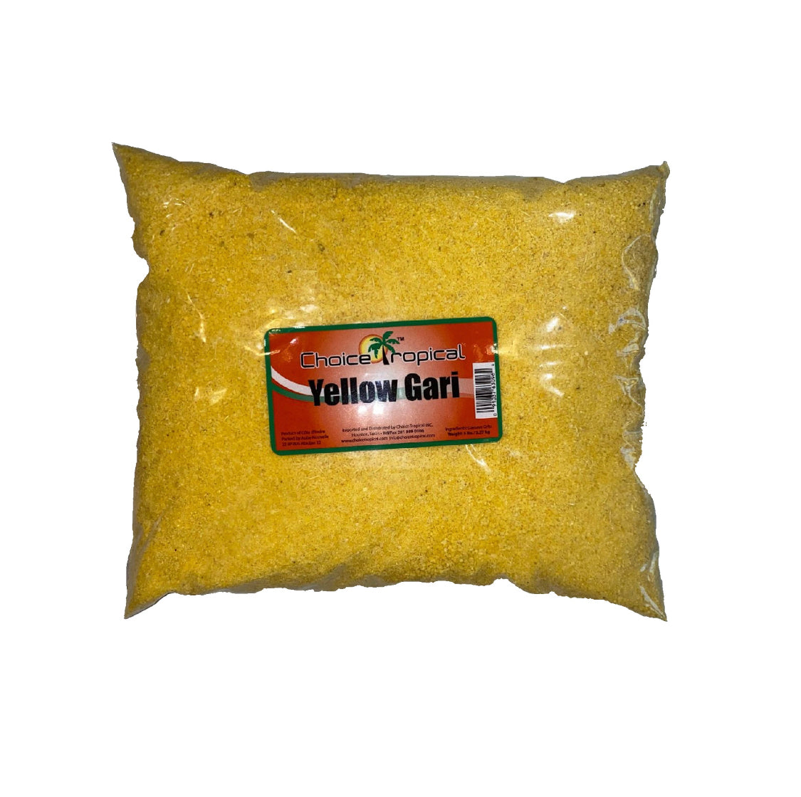 Yellow Gari 5lbs | Premium Nigerian Yellow Gari | Traditional African Cassava Flour | Authentic, Versatile Meal Base