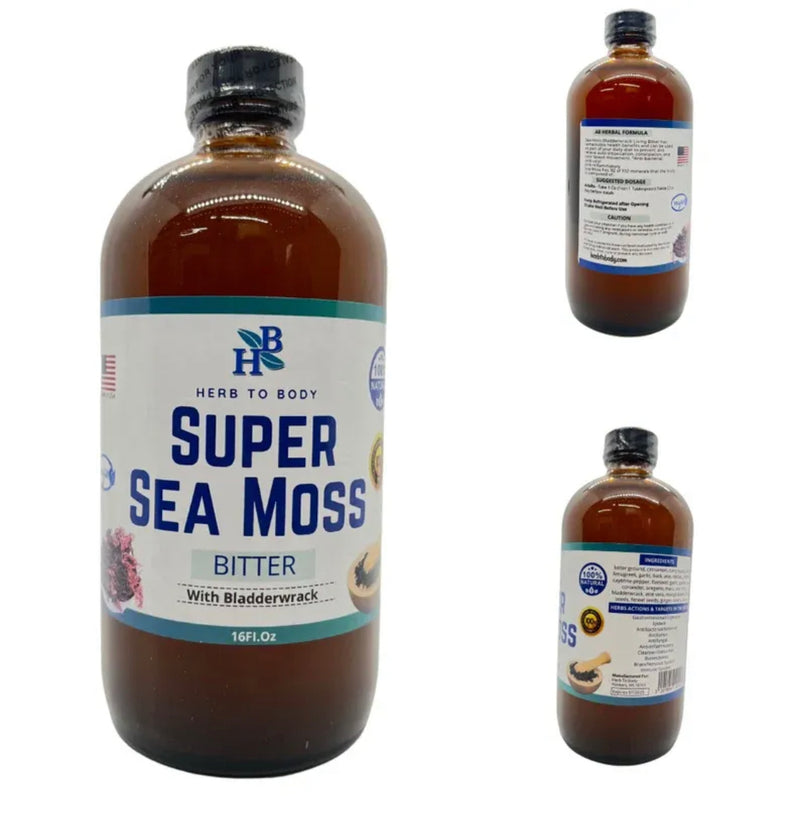 Super Sea Moss Living Bitters 16oz