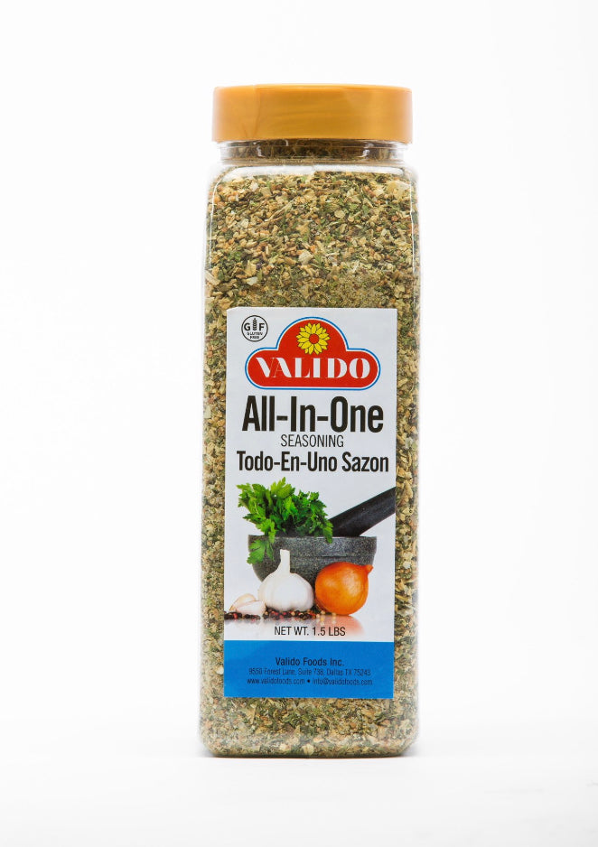 Valido All-In-One Seasoning 9.5oz | Multi-Purpose Flavor Enhancer for Cooking