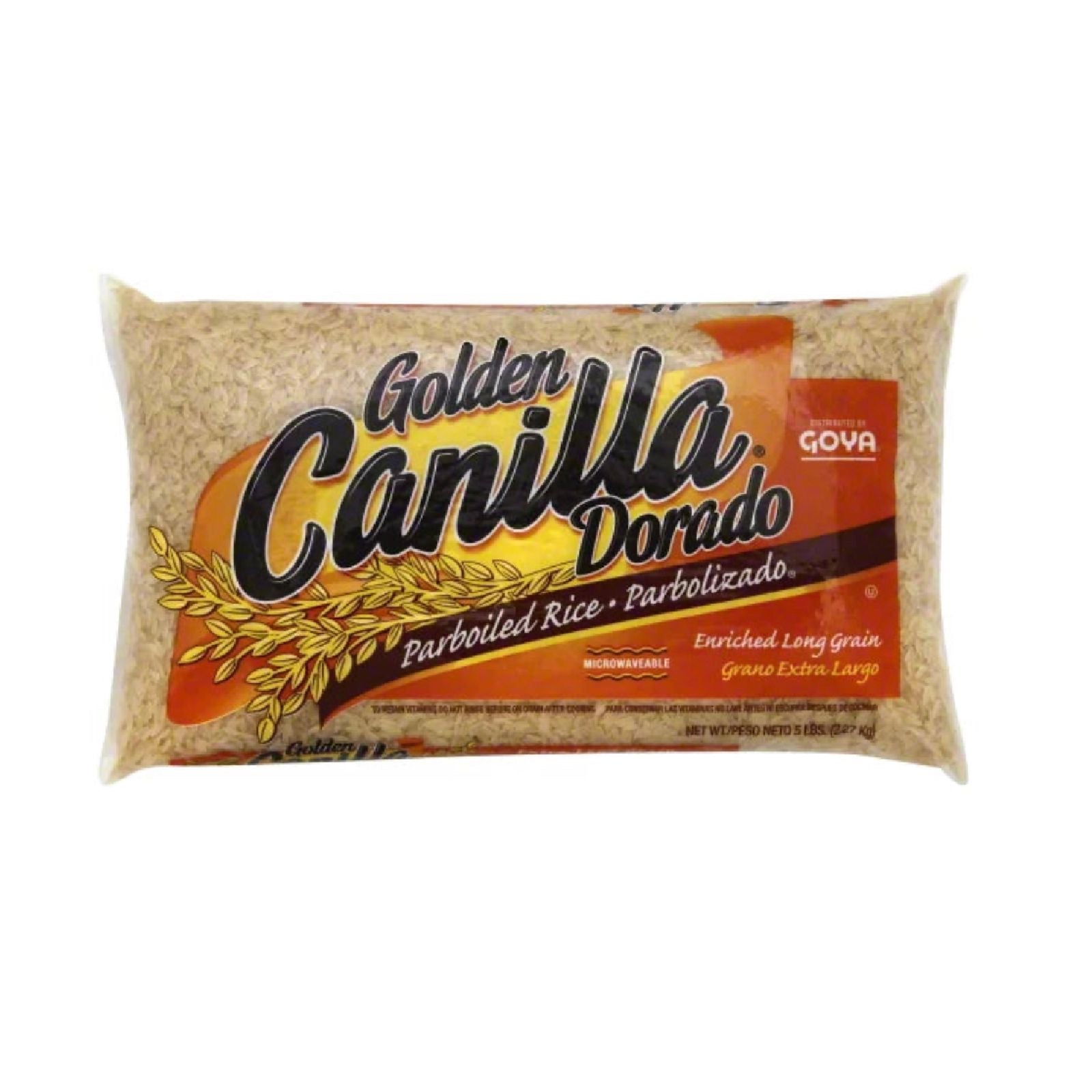 Canilla Parboiled Rice - 5lb, Premium Long Grain Rice