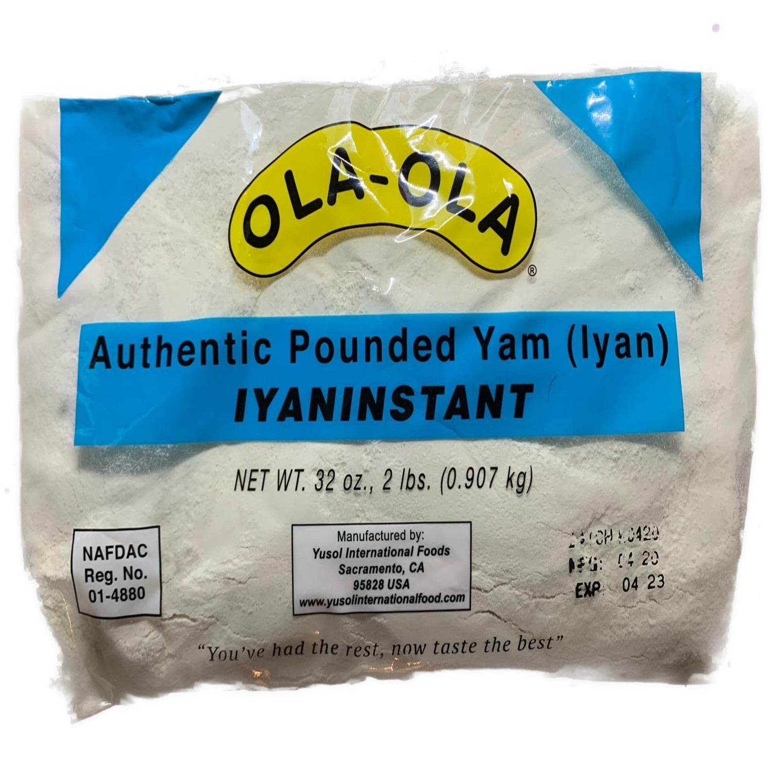 Ola Ola Pounded Yam Flour - Premium Quality for Smooth & Tasty Pounded Yam