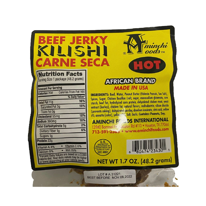 Kilishi (African beef Jerky) spicy