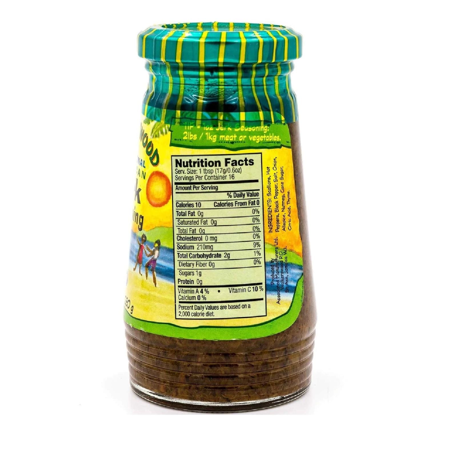 Walkerswood Traditional Jamaican Jerk Seasoning Mild 10 oz | Authentic Caribbean Flavors