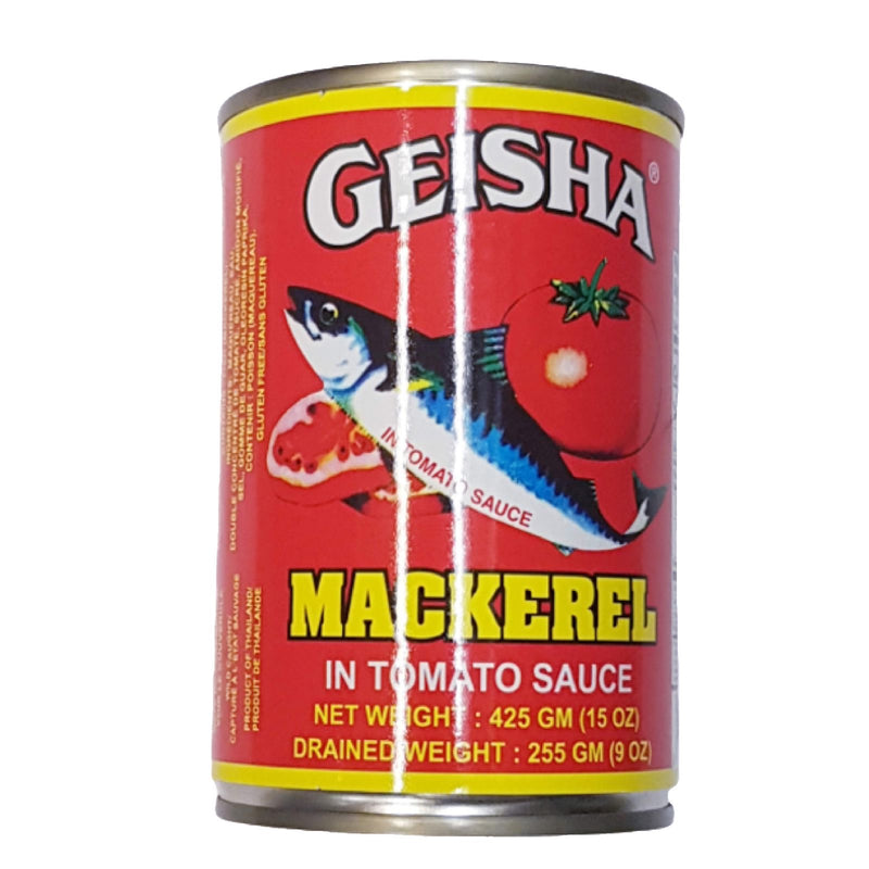 Geisha Mackerel in Tomato Sauce with Chili (Geisha Red Large) - 15 oz