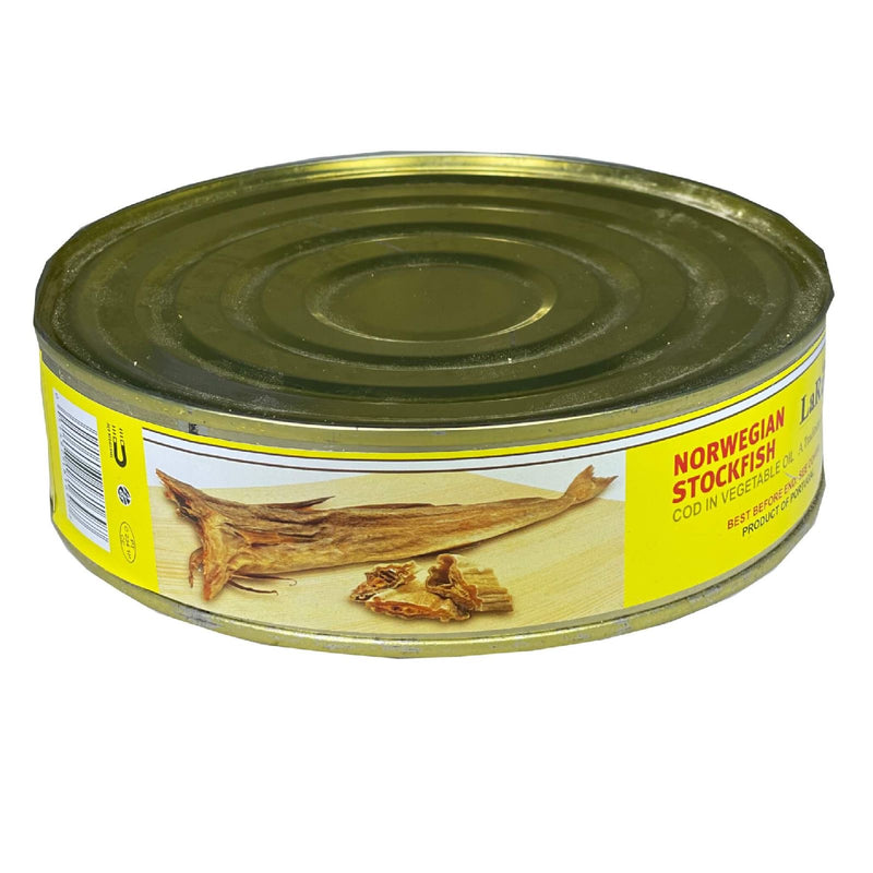 Norwegian Stockfish in Veg. (Sunflower) Oil: 500g x 16, Dealer Pack