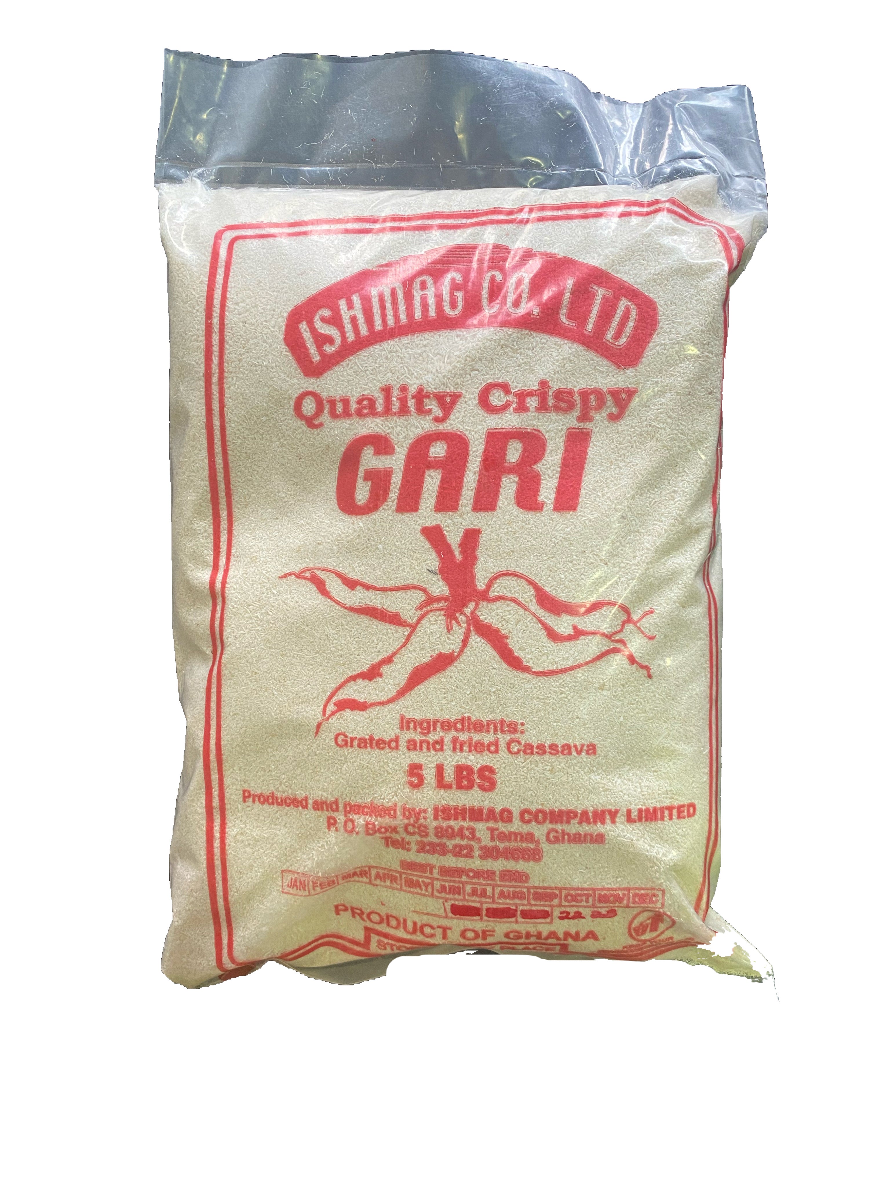 Ghana White Gari 5lbs – Premium Quality Cassava Flour for African Dishes