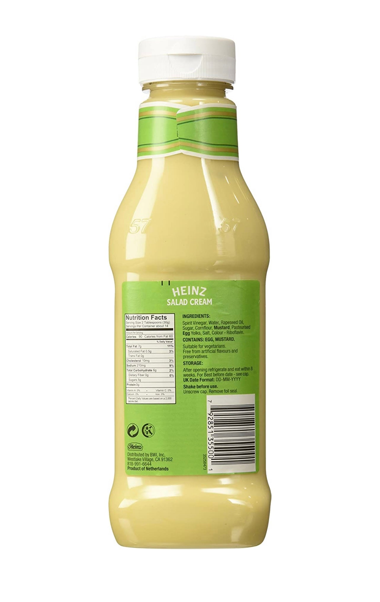 Heinz Salad Cream 285g | Classic Tangy Dressing for Salads, Sandwiches & Dips