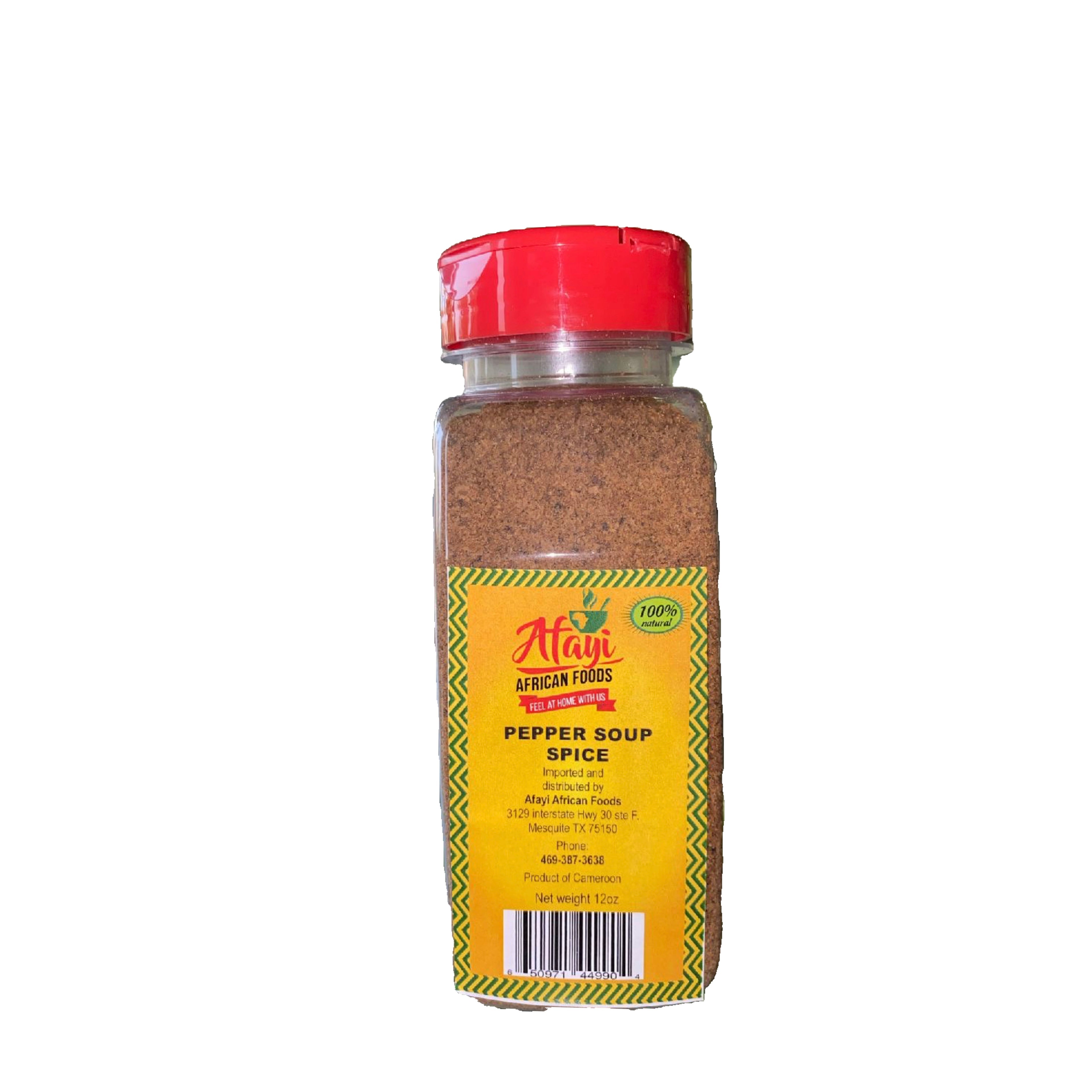 Authentic Pepper Soup Spice Blend 12oz | Rich African Soup Seasoning