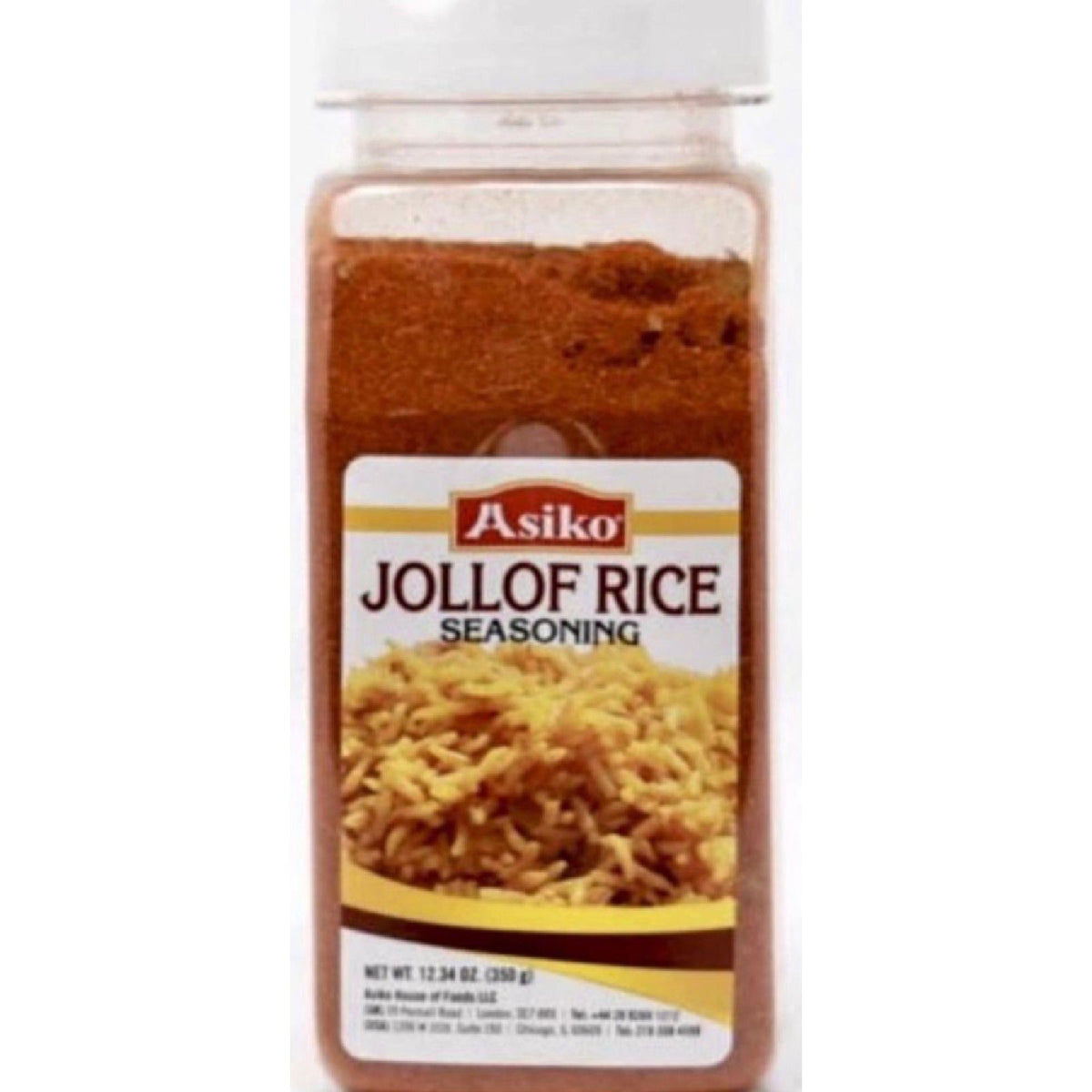 Asiko Jollof Rice Seasoning Mix 100g | Bold Authentic Flavor