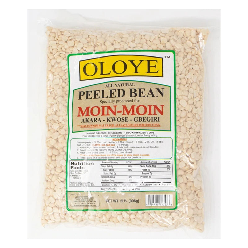 Oloye Pealed Beans / Moin-Moin/2lbs