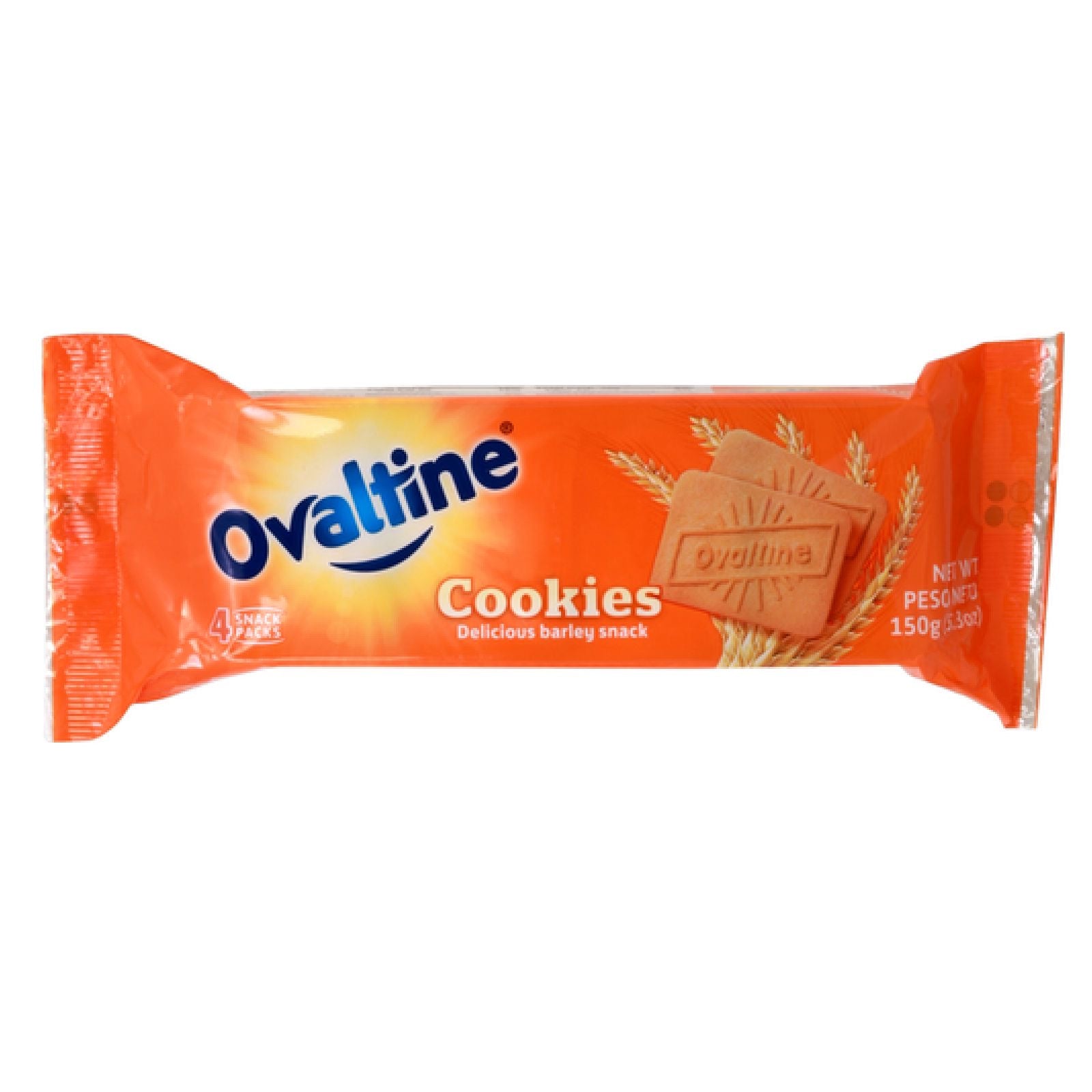 Ovaltine Cookies - 150g, Crunchy Malt-Flavored Treats